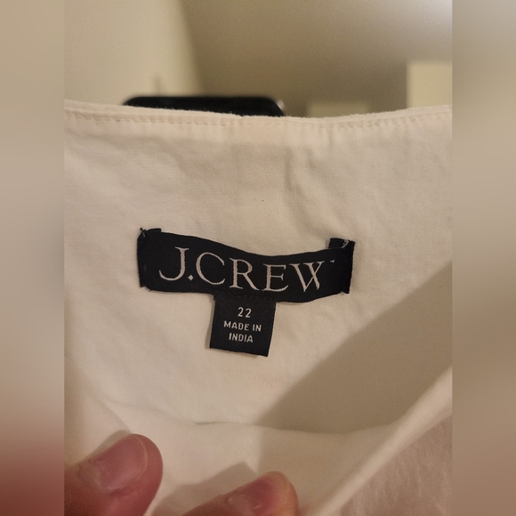 J. Crew Fit and Flare Dress with Rickrack Trim - Picture 3 of 12